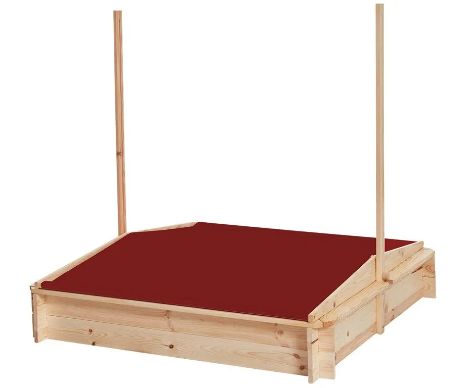 Sandkasten mit Dach