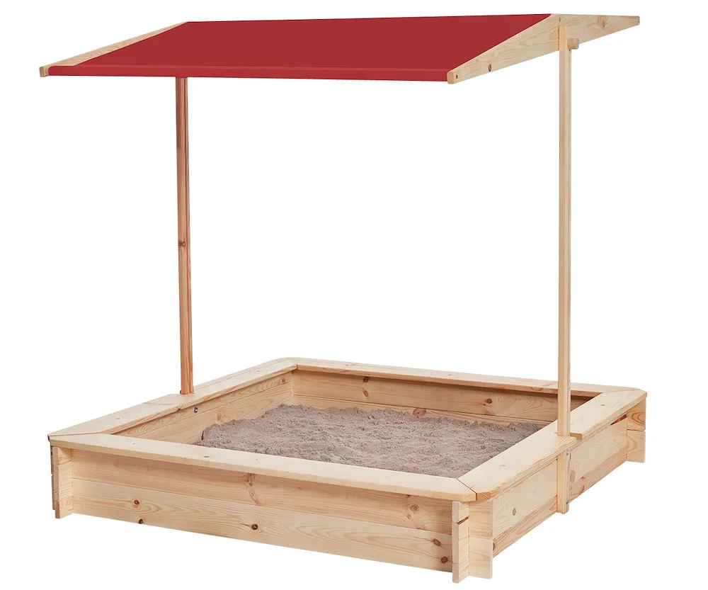 Sandkasten mit Dach