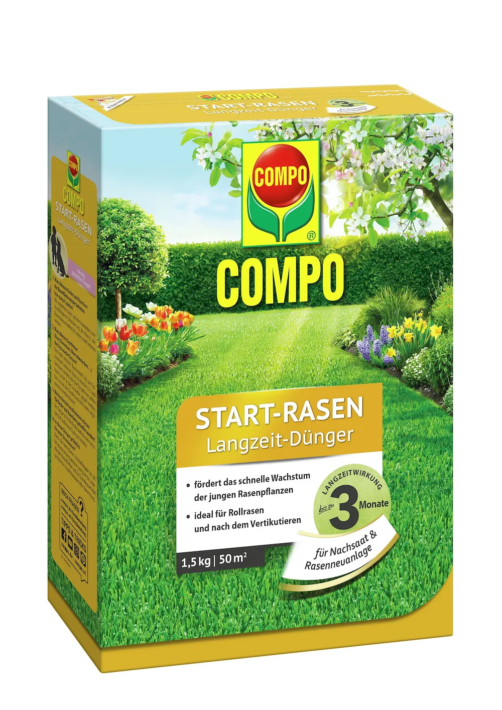 COMPO Start-Rasen Langzeit - Bodenverbesserung, Dngemittel - Eichhorn AG