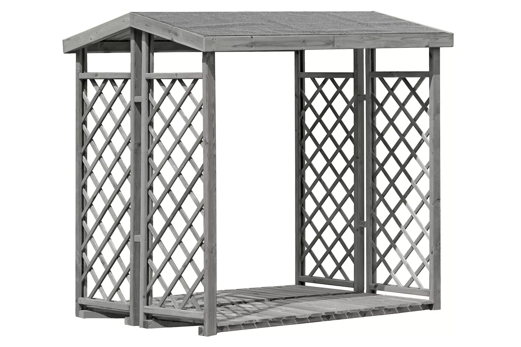 Kaminholzregal GRAU Zundo L