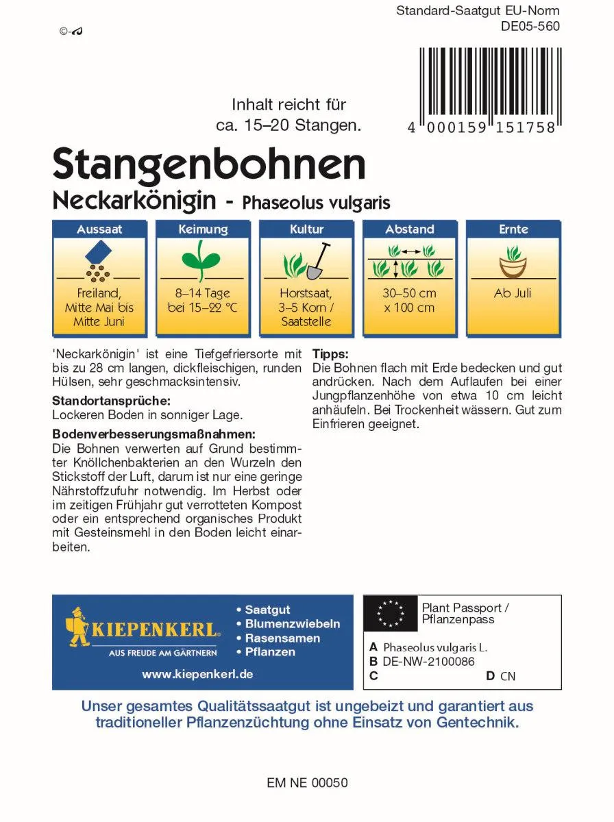 Stangenbohne Ne