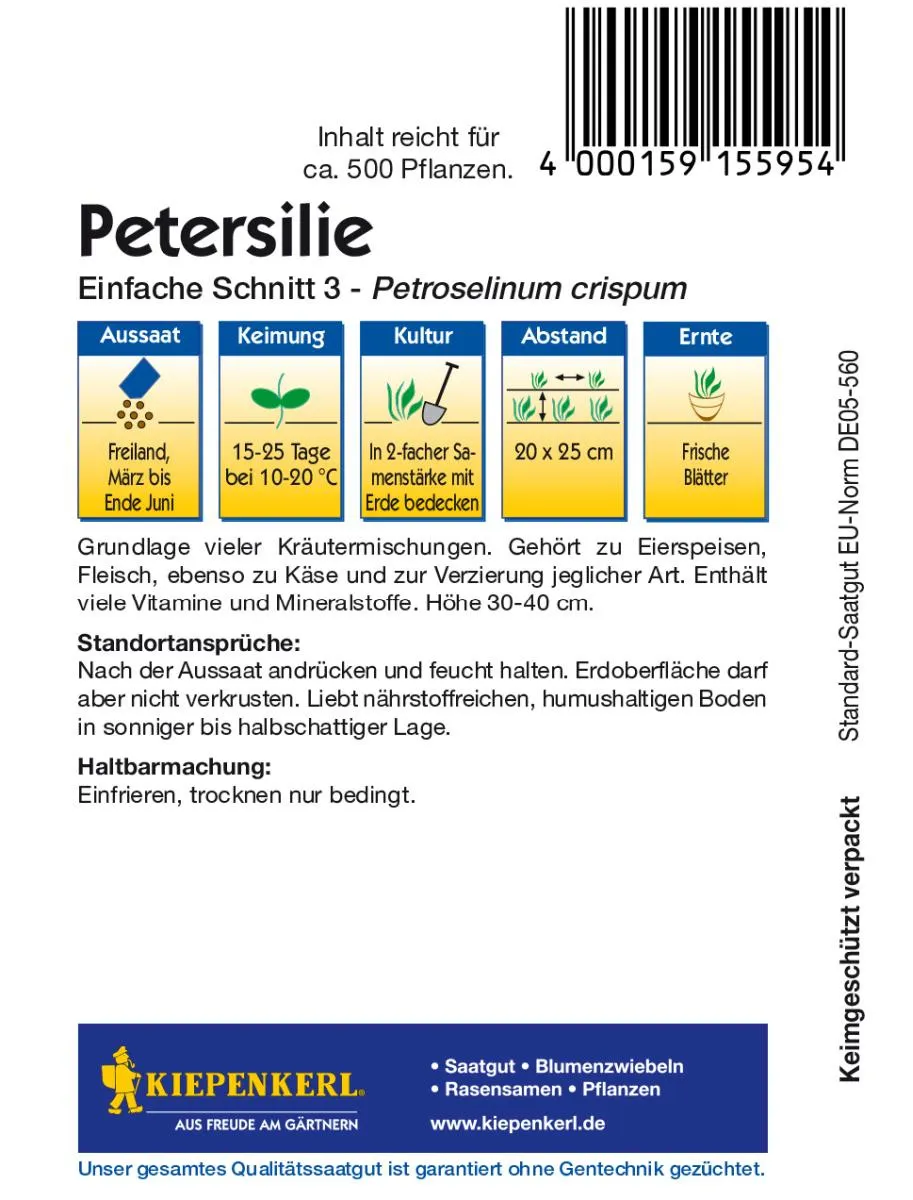 Petersilie Einf