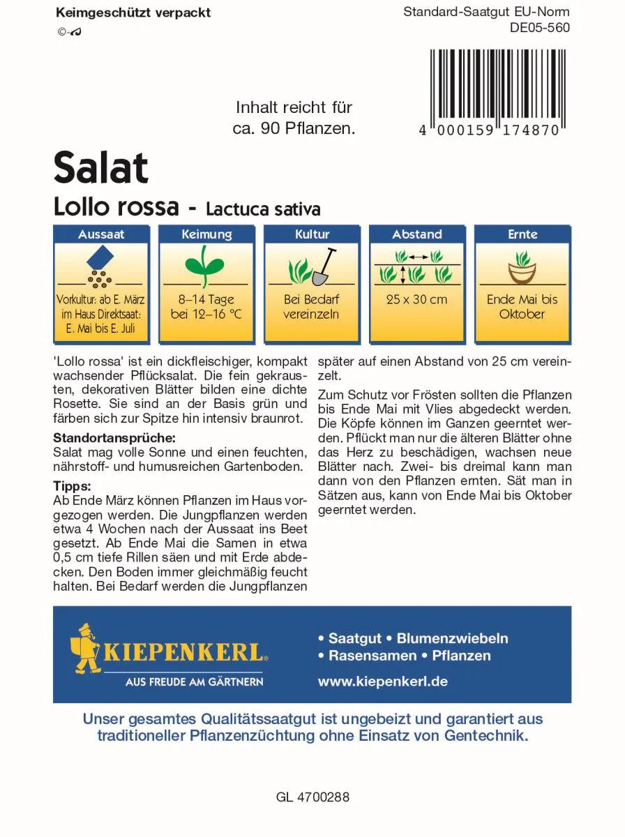 Pfl&uuml;cksalat Lol