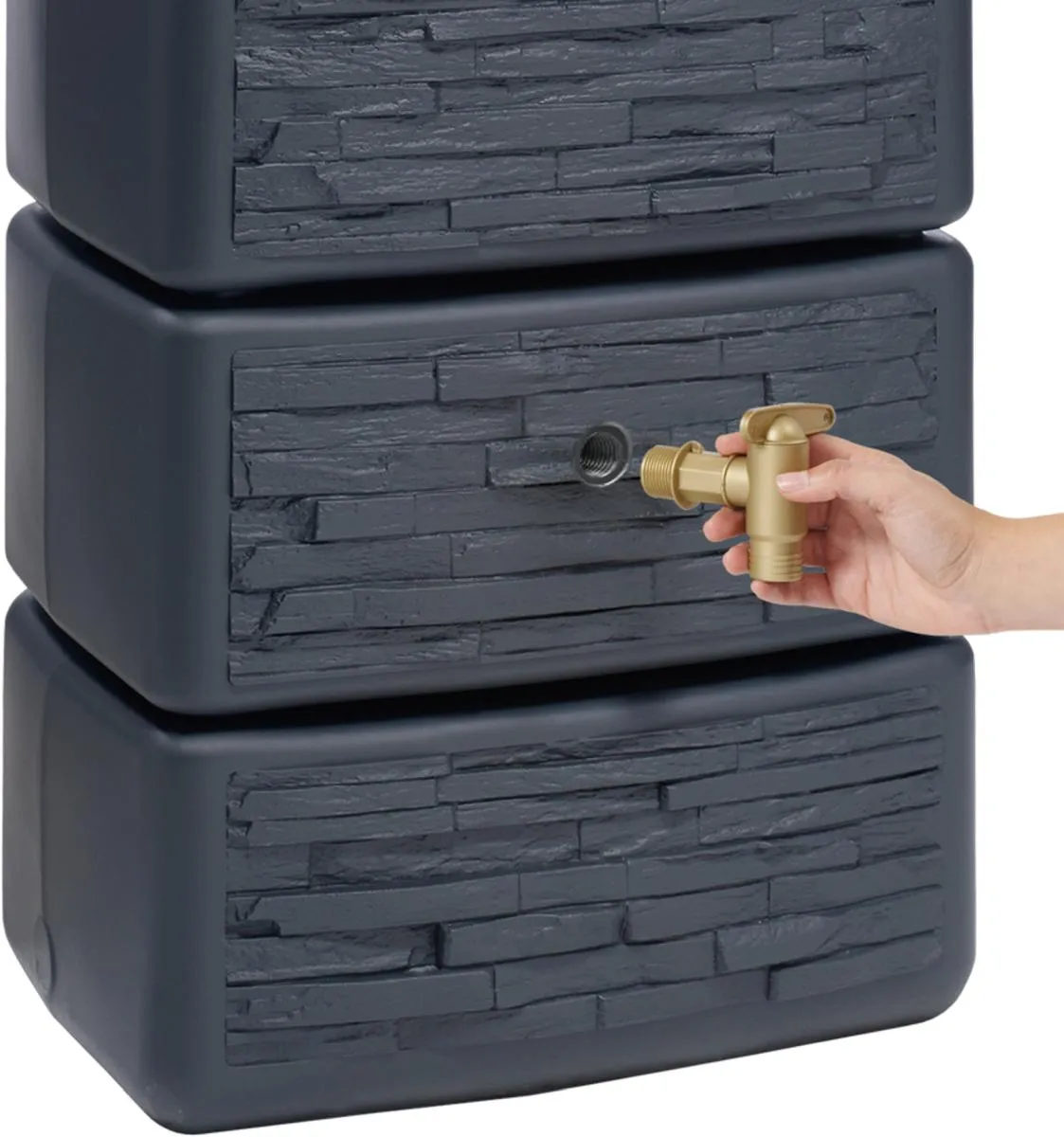 Wandtank SLIM Stone Dekor