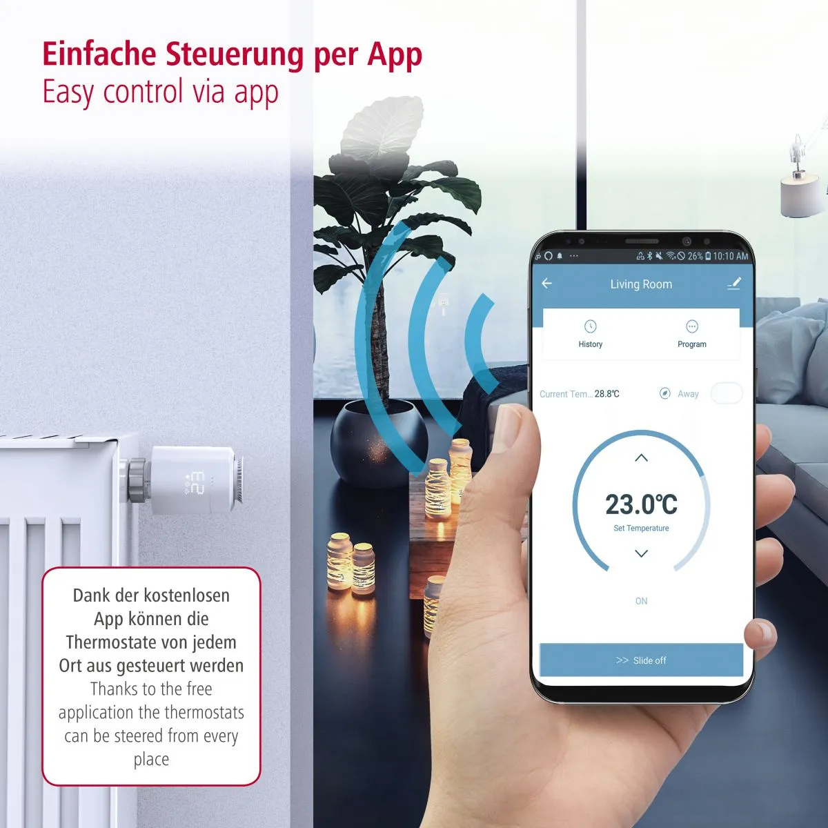 hama Heizk&ouml;rper-Thermostat,