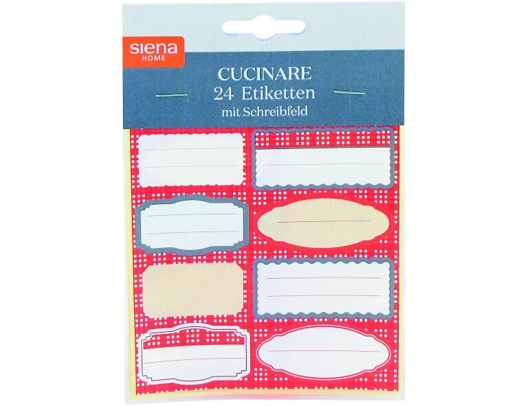 Haftettiketten selbstklebend