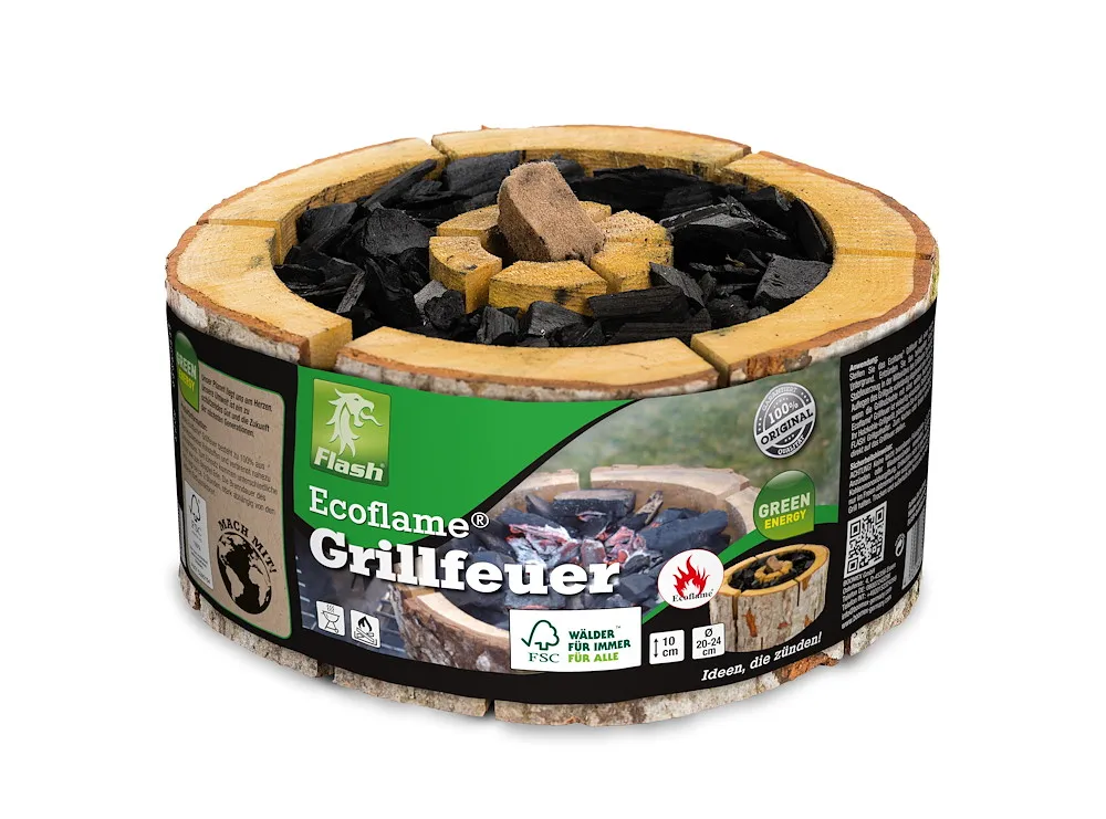 FLASH Ecoflame Grillfeuer