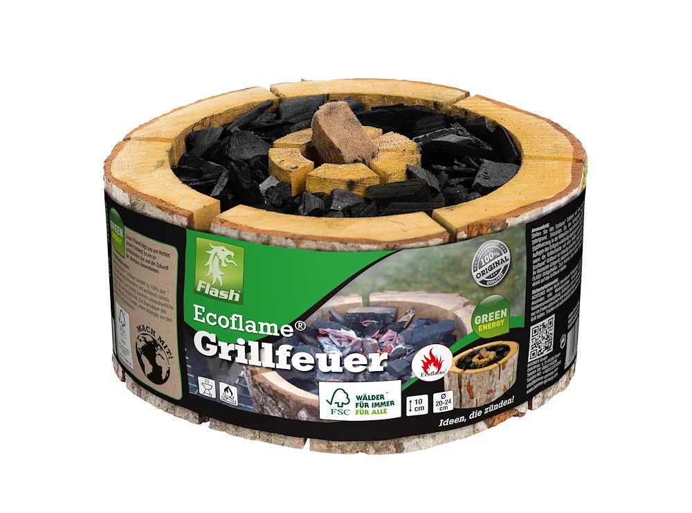 FLASH Ecoflame Grillfeuer