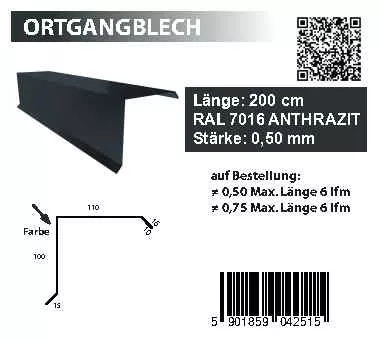 Ortgang 110x100 mm