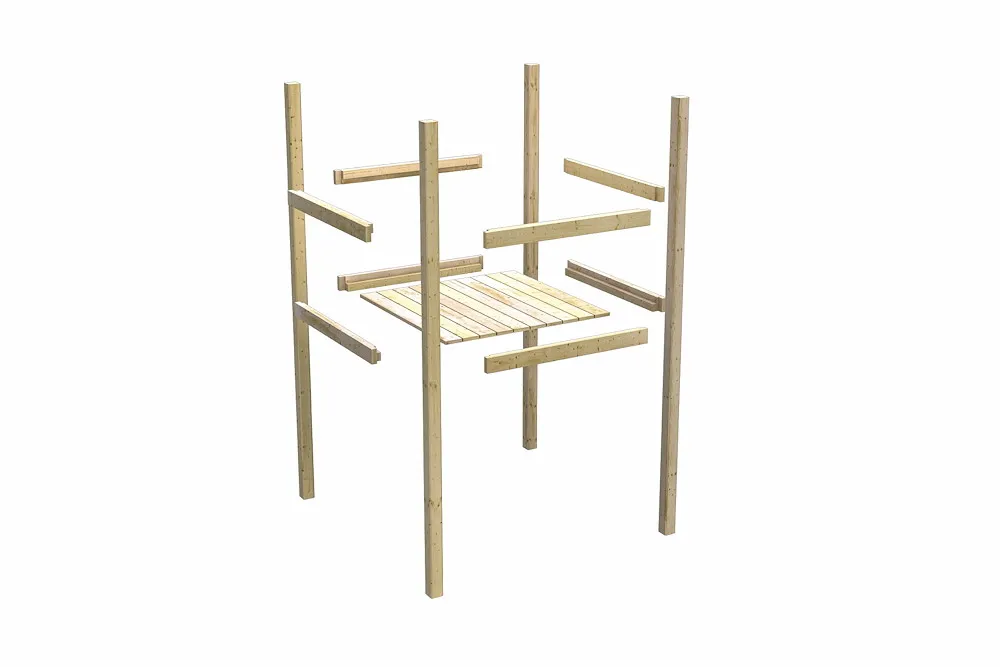 Akubi Spielturm Anna natur