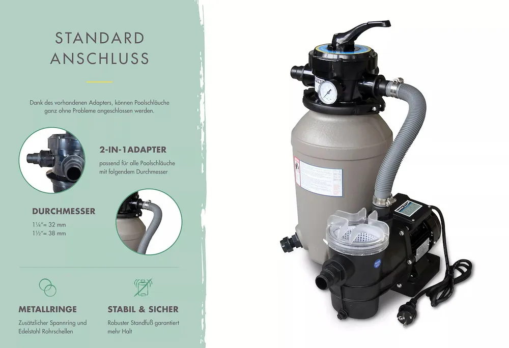 Sandfilteranlage klein