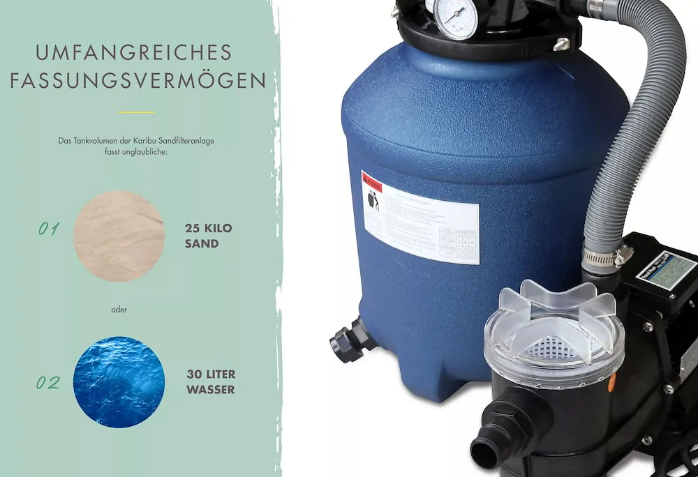 Sandfilteranlage gro&szlig;