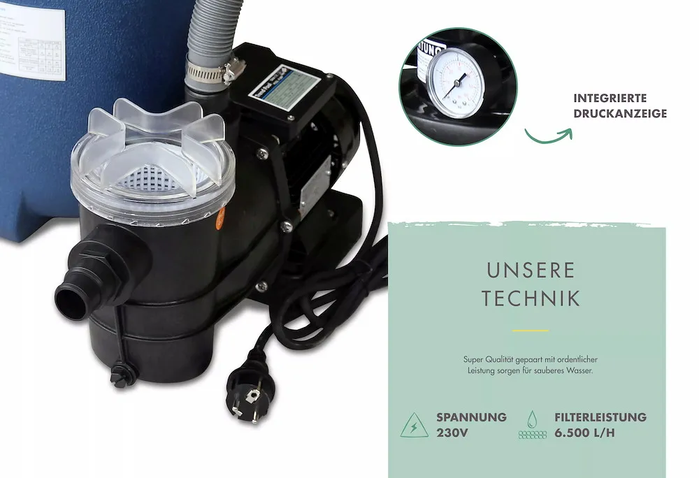 Sandfilteranlage gro&szlig;