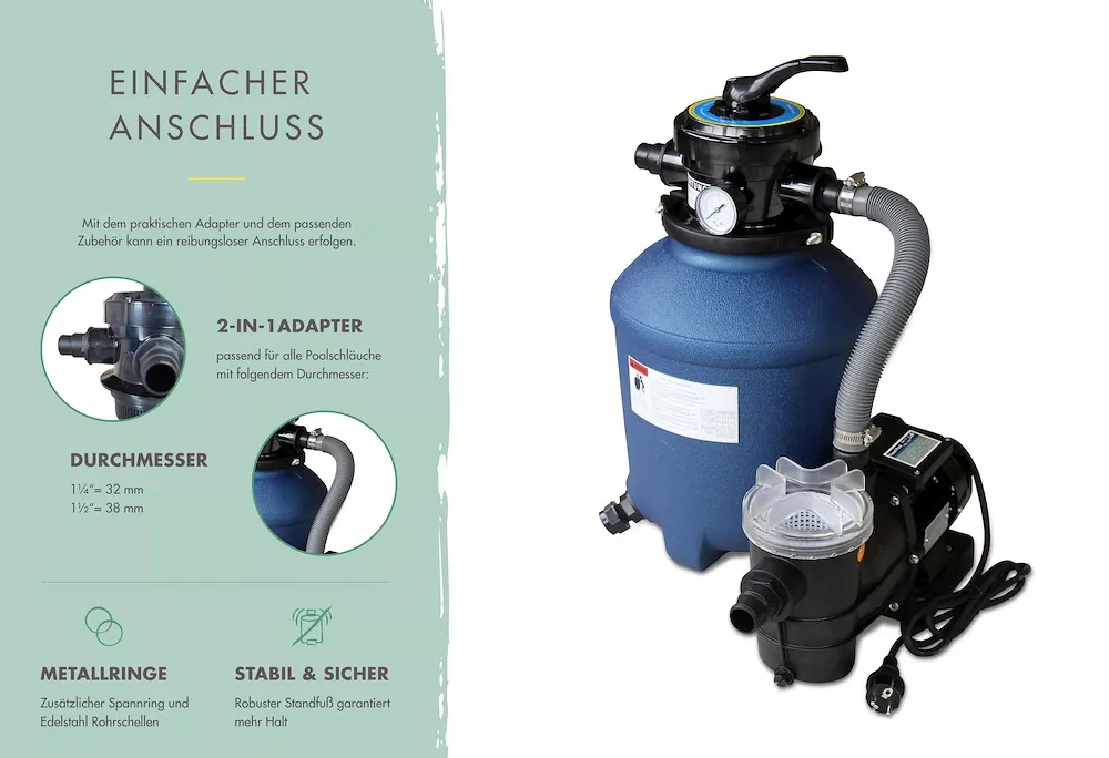 Sandfilteranlage gro&szlig;