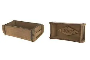Kiste Holz 32x15x10cm