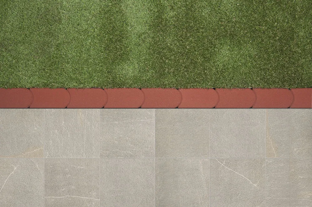 Beton-M&auml;hkante rot,