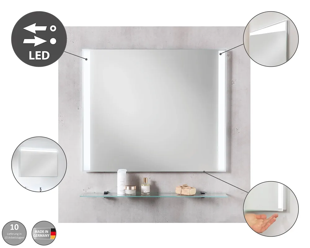 SpEl MIR 2xLED brill/Sens