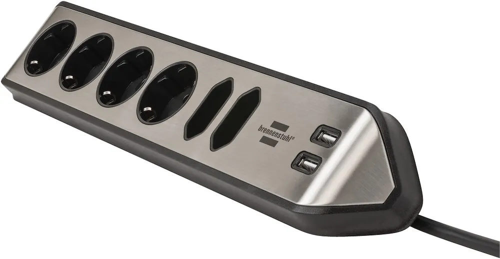 Eck-Stedo-Leiste 6f. sw/silber