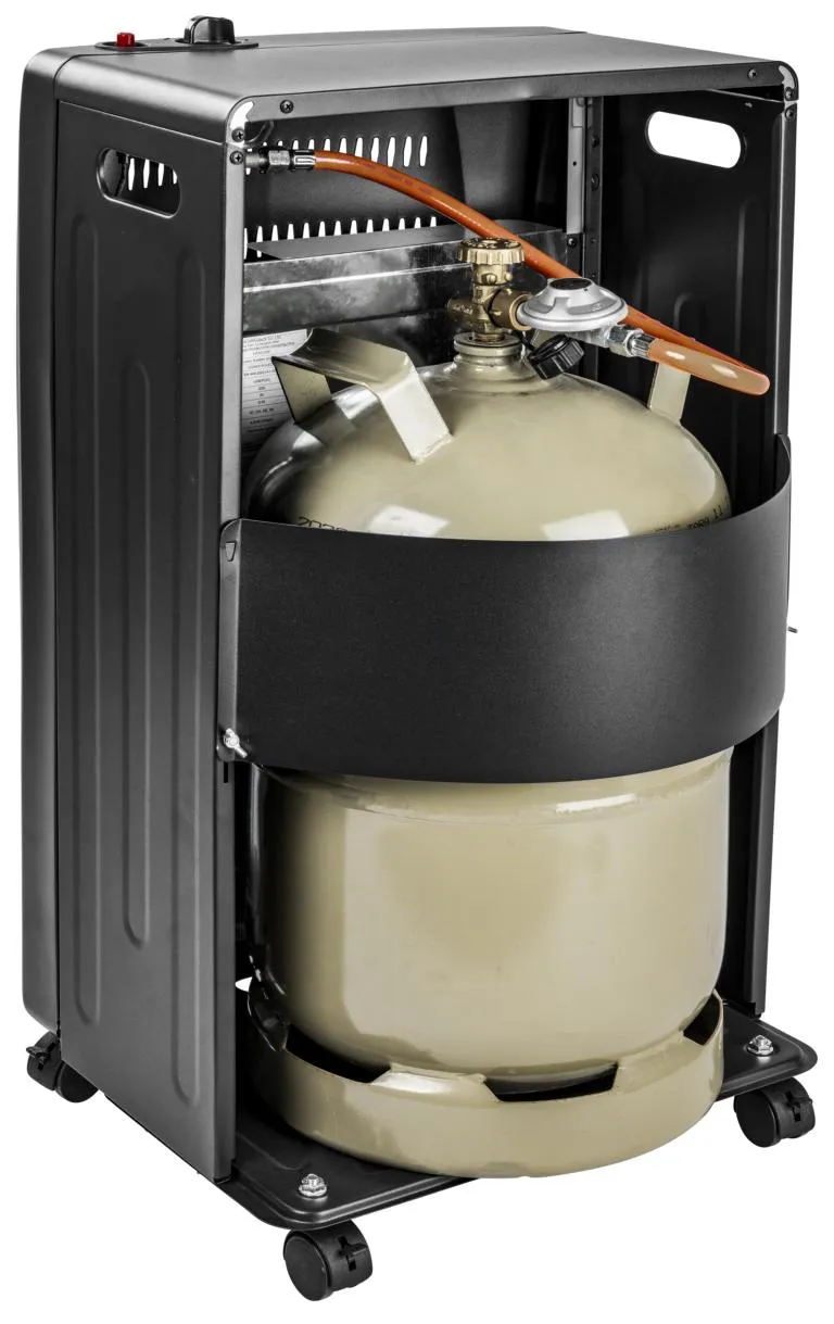 KESSER® Gasheizer Keramik 4200 Watt Gas Heizstrahler Inkl. Gasdruckregler Gasschlauch Gasheizofen Inkl Schutzhuelle Gasheizgeraet Infrarot Keramikbrenner Butan Oder Propangasflaschen