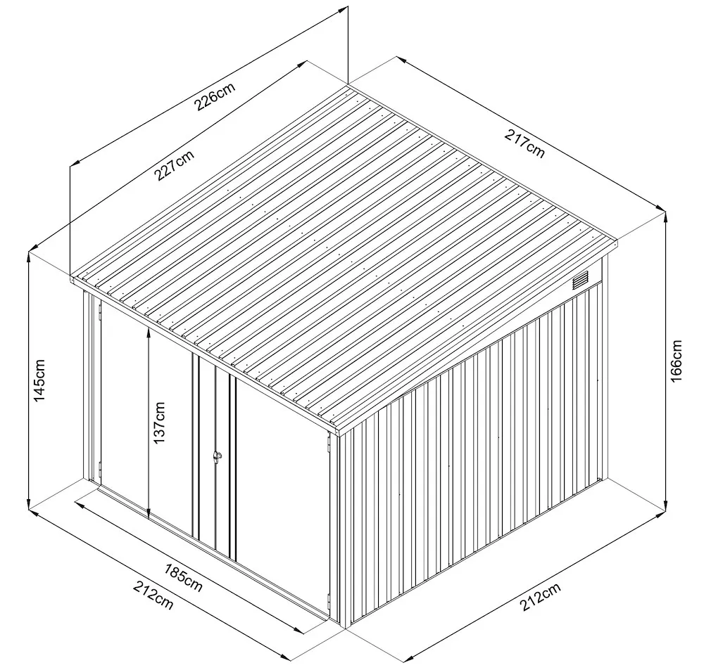 Premium Fahrradgarage 5 qm
