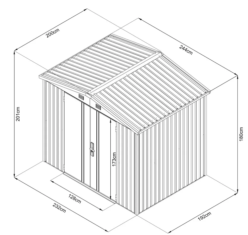Premium Gartenger&auml;tehaus 4,9qm