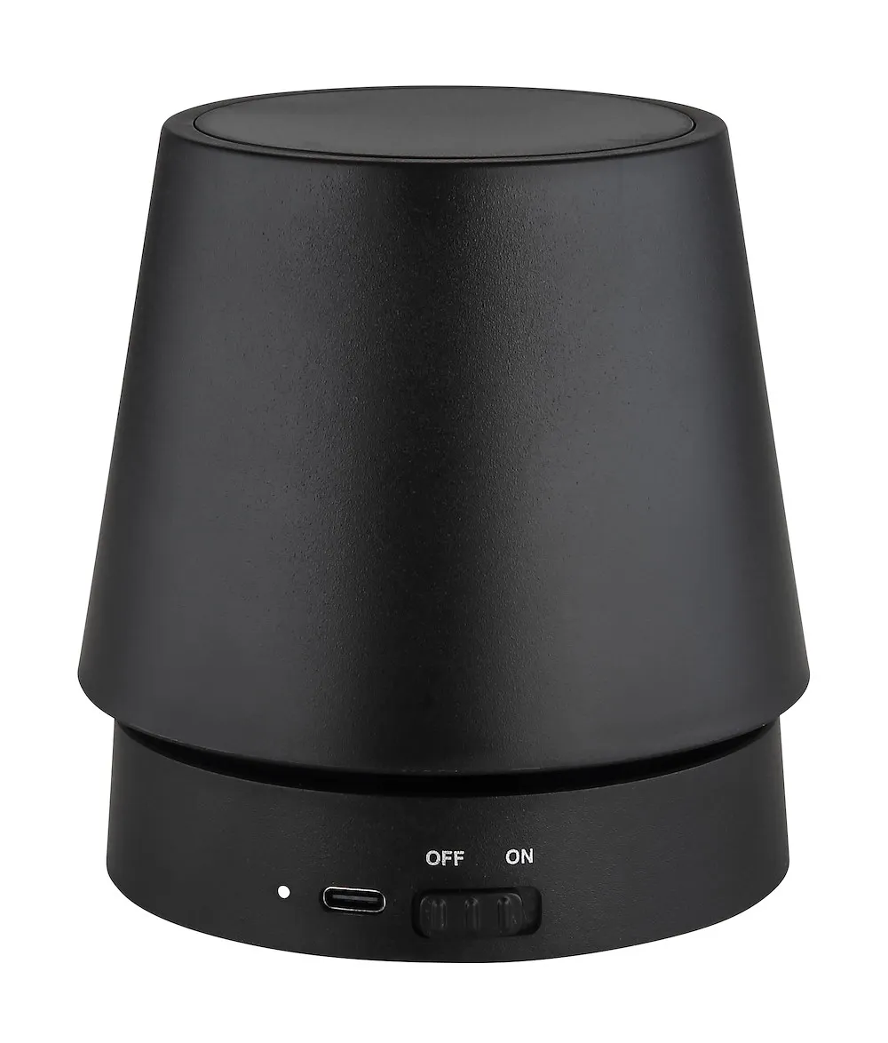 Tischleuchte schwarz/opal