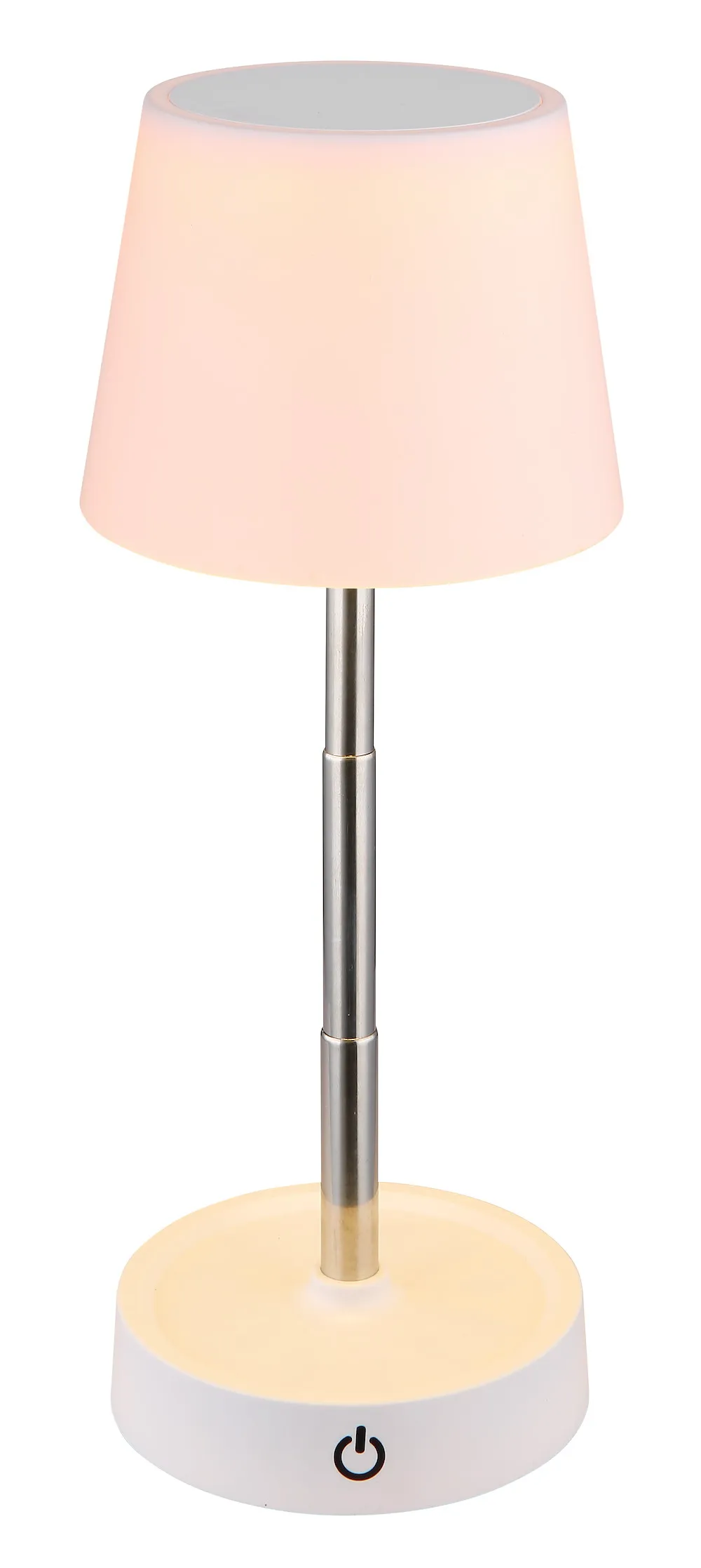 Tischleuchte wei&szlig; matt/opal