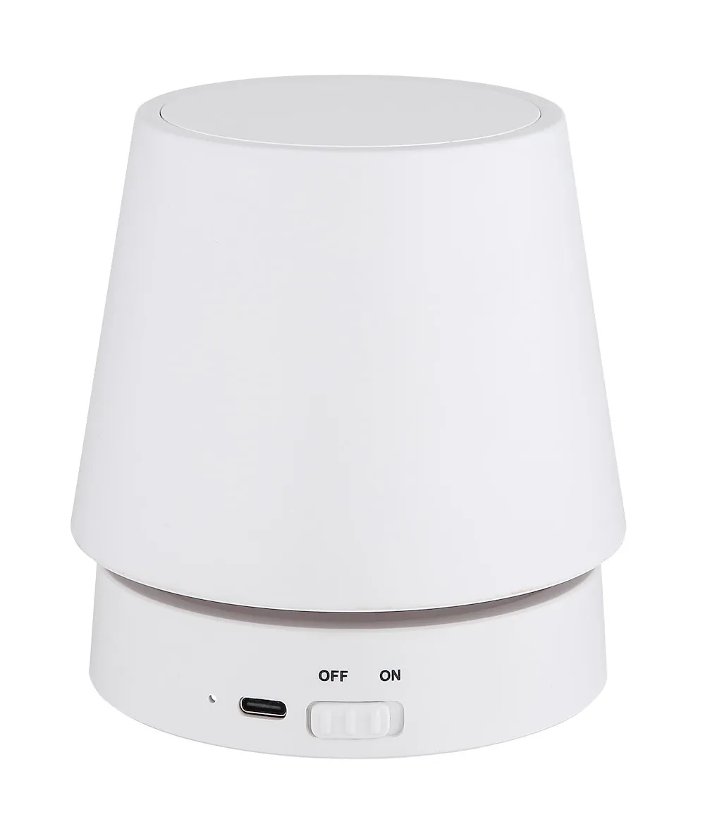 Tischleuchte wei&szlig; matt/opal