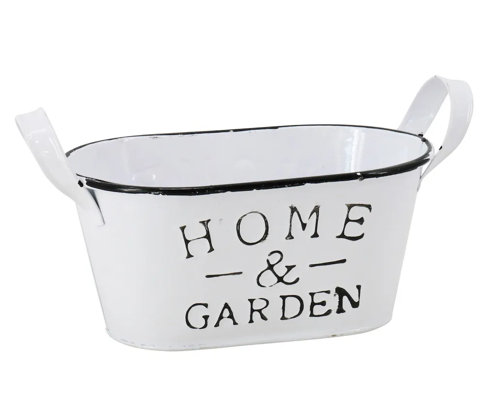 Jardiniere Zink 32x19x12cm