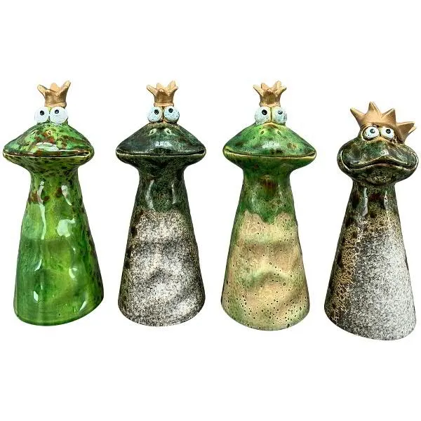 Zaunhocker Keramik Frosch