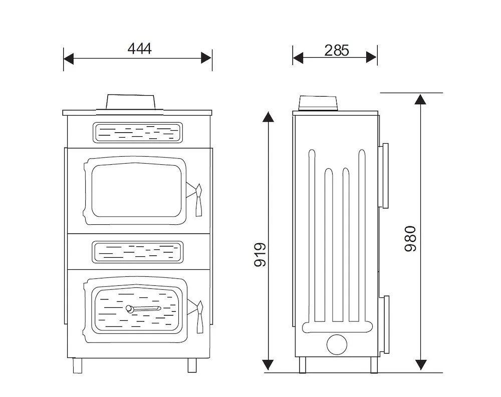 Raumheizer Typ10981F-WO