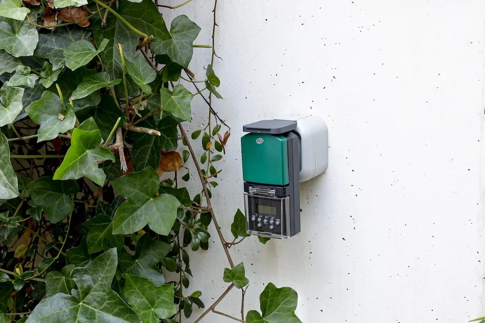 Z-Uhr dig. Au&szlig;en anthr-gn