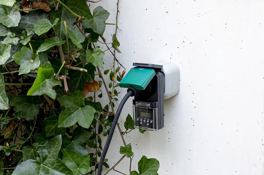 Z-Uhr dig. Au&szlig;en anthr-gn