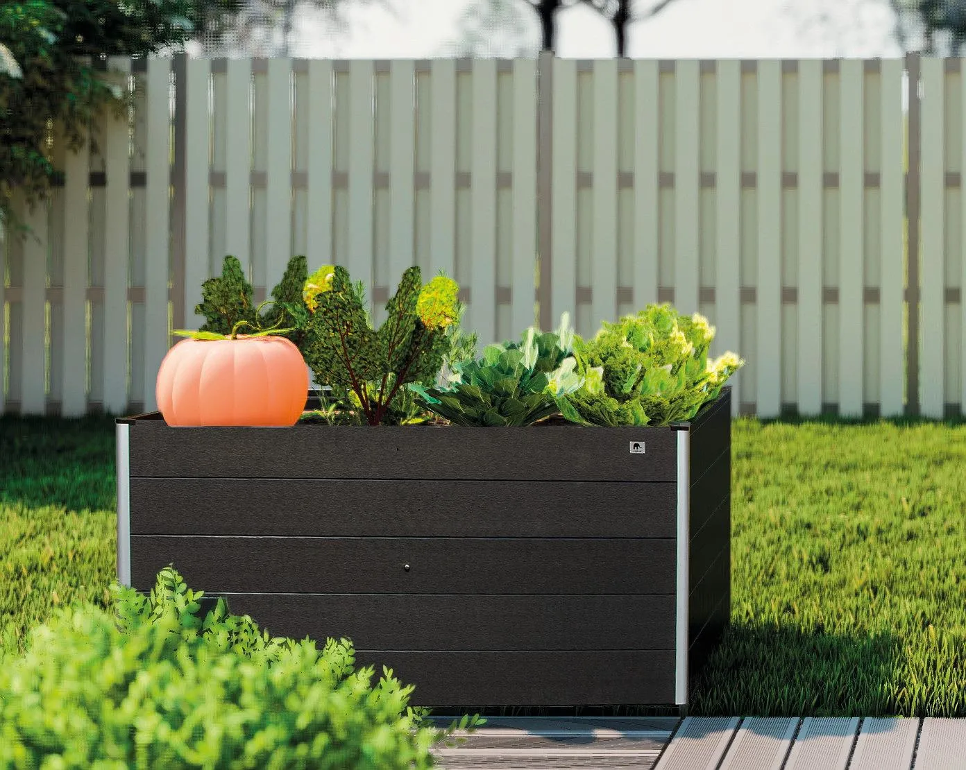 WPC Hochbeet anthrazit N+F